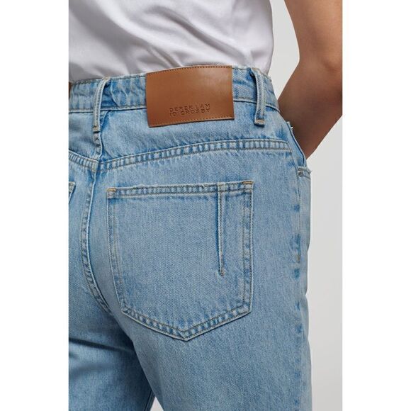 New Derek Lam 10 Crosby FRANKIE ULTRA HIGH RISE STRAIGHT LEG JEANS - Picture 6 of 13